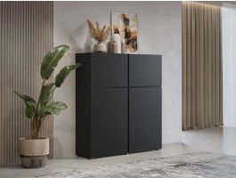 Commode CROSSAIR 4 deuren zwart