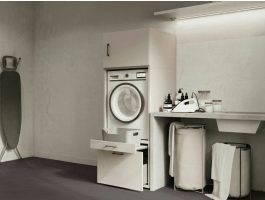 Kast WASHING 1 machine kasjmier met 1 opzetkast