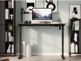Elektrisch verstelbaar bureau POLYGON 140 cm grafiet