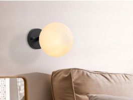 Wandlamp GIANNI 1 lamp zwart