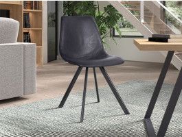 Moderne stoel YUKA zwart