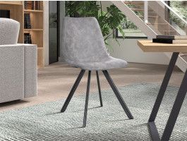 Moderne stoel YUKA grijs