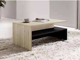 Salontafel BABEL sanremo eik/zwart 