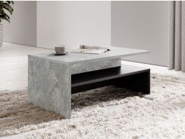 Salontafel BABEL beton/zwart