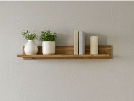 Wandplank OLIANNE 147 cm appenzeller sparren/zwart