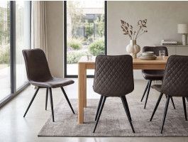 Set van 4 stoelen CODY grijs
