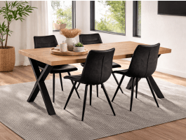 Eettafel MARNOIX 200 cm franse eik
