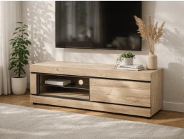 TV-meubel MARNOIX 1 lade franse eik