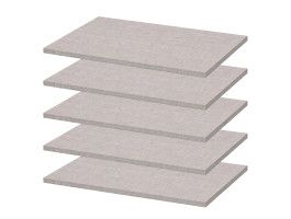 Legplank MINOTOR 66x50 cm natuurlijk linnen (lot van 5)
