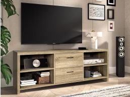 Tv-meubel DIXIE 2 lades 4 vakken sonoma 