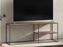 Tv-meubel VENUS 123 cm metaal goud/brons