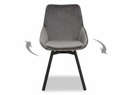 Design draaiende stoel ISKO grijs