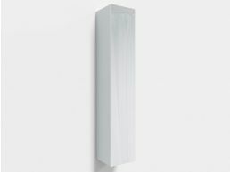 Kolomkast KAYLA 1 deur 160 cm wit/hoogglans wit 