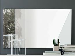 Spiegel LIZZO 140 cm hoogglans wit 