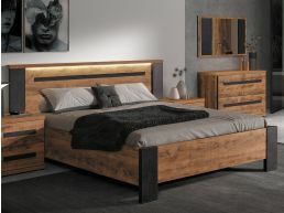 Bed PAULETTE 160x200 cm tropix hout 