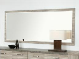 Rechthoekige spiegel STONAGE 209 cm spint eik grijs/marmer