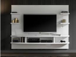 Tv-meubelset WALI wit/hoogglans wit 