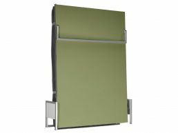 Opklapbed CUBERDON 140x200 cm taupe (verticaal)