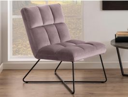 Fauteuil BOALA lichtroze