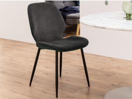 Set van 2 stoelen FEMMIE antraciet