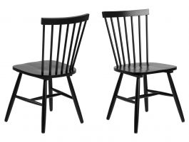Set van 2 stoelen RIANNA zwart