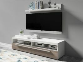 TV-meubel ROBB 2 deuren andersen pijnboom/sonoma truffel met legplank