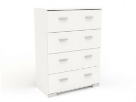 Commode INFINITY II 4 lades wit