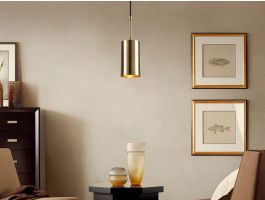 Hanglamp ORNELLA 1 lamp zwart/goud