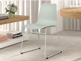 Stoel POLLY grijs/groen