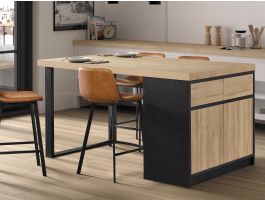 Keukeneiland ILOAN 200 cm franse eik