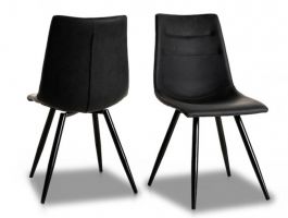 Set van 2 stoelen ONNIX zwart 