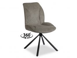 Stoel IMANI stof grijs