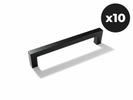 Set van 10 handgrepen WASHING zwart
