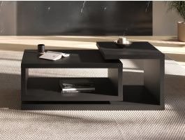 Salontafel BOTSWANA rechthoekig 120 cm zwart