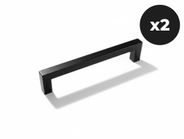 Set van 2 handgrepen WASHING zwart