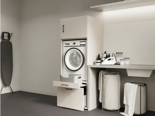 Kast WASHING 1 machine kasjmier met 1 opzetkast