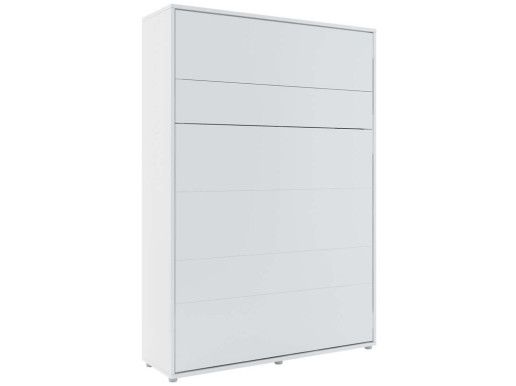 Opklapbed CONCEPTION PRO 140x200 cm mat wit (verticaal) met matras