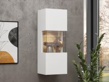 Wandkast AVATAR 1 deur wit zonder led 