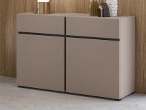 Commode CROSSAIR 2 deuren 2 lades taupe 
