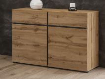 Commode CROSSAIR 2 deuren 2 lades wotan eik 