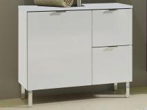 Wastafel kast MANAU 1 deur en 2 lades wit 