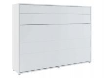 Opklapbed CONCEPTION PRO 140x200 cm mat wit (horizontaal) met matras