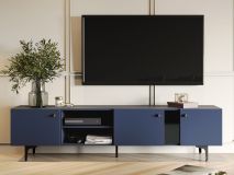 Tv-meubel COLORUS 200 cm blauw