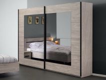 Kast MARJORIE 2 schuifdeuren 250 cm valonia