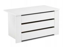 Ladeblok SALSA 3 lades 73 cm wit