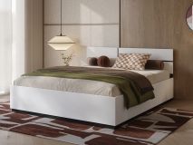 Bed CROSSAIR 160x200 cm wit met opbergruimte