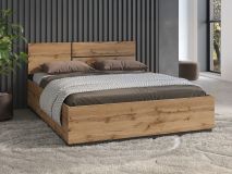 Bed CROSSAIR 180x200 cm wotan eik met opbergruimte