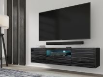 Tv-meubel AUREO 3 deuren 150 cm sahara met led