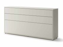 Opklapbed CONCEPTION PRO 90x200 cm kasjmier (horizontaal) met matras