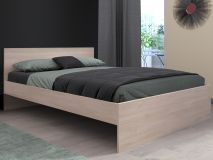 Tweepersoonsbed BRIDANI 160x200 cm brooklyn eik 